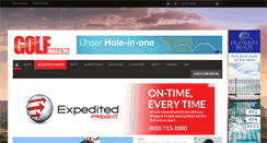 Desktop Screenshot of golfmagazin.de