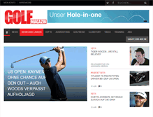 Tablet Screenshot of golfmagazin.de